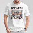 私は老けていない 私はクラシック 面白いレトロ テクニック Tシャツ 面白い贈り物