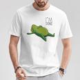 終わった、リラックスしているカエル、カエル好きの面白いカエル、カエル Tシャツ 面白い贈り物