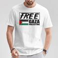 自由ガザ パレスチナ パレスチナ 国旗 自由パレスチナ ガザ Tシャツ 面白い贈り物