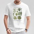 葉 フィロデンドロン サトイモ 植物 恋人 ギフト アンスリウム Tシャツ 面白い贈り物