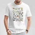 虫 昆虫 虫虫型 昆虫学プリント 虫プリント Tシャツ 面白い贈り物
