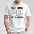 電子機器のどの部分がわからないか、エンジニアリング Tシャツ 面白い贈り物