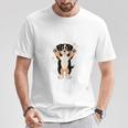 面白いtシャツ バーニーズ 犬 メンズ 犬好き グッズ かわいい おもしろ 面白い 服 ネタ 子供用 長袖tシャツ Tシャツ 面白い贈り物