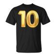 10周年記念 10Th 結婚10周年記念 Tシャツ