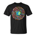 180 Banderas Banderas Del Mundo Mapa Del Mundo Con Banderas Camiseta unisex