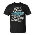 1955 シボレーベルエアブルー Tシャツ