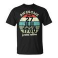 1960年7月27日 65歳の誕生日 65歳 2025年 誕生日 Tシャツ