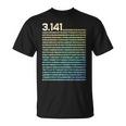 314 数学 物理学 314 円周率の日 Tシャツ