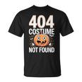 404 コスチューム未発見 ピクセルアート ハロウィンデザイン Tシャツ