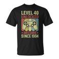 40歳の誕生日 男性 女性 40歳 1984年 装飾 面白い ギフト Tシャツ
