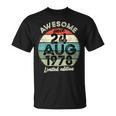 45歳の誕生日 1978年8月24日 45歳の誕生日 Tシャツ