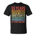 55 歳 お誕生日 55 Years Birthday 55 回目の誕生日プレゼント Tシャツ