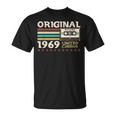 55 歳の誕生日プレゼント男性 1969 年 7月レトロ ビンテージ テープ Tシャツ