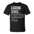 57歳の誕生日 ヴィンテージ レトロ 面白い 57歳 10月 1966 Tシャツ