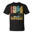 61 歳の誕生日バイカーギフトtシャツ-ヴィンテージ1964バイク Tシャツ