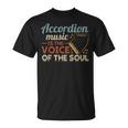 Accordion Music Is Theoice Of Theoul アコーディオン Tシャツ