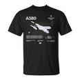 Airbus-A318 エアクラフト ホワイト Tシャツ