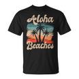 Aloha Beaches ハワイ サーフィン ストランドパーティー バケーション サーファー Tシャツ
