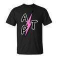 Aptアパツ、ピンクサンダー、トレンディファッション Tシャツ