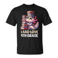 I Axo Love 4Th Grade Axolotl 新学期読書 Tシャツ