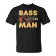 Bass Man 面白いバスプレーヤー ギタリスト ベーシスト ミュージシャン Tシャツ
