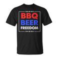 Bbq Beer Freedom シャツ Tシャツ