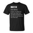 Beck ネームシャツ Tシャツ