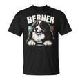 Berner And Chill バーニーズマウンテンドッグ 面白いグラフィックtシャツ Tシャツ