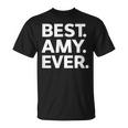 Best Amy Ever 人気 誕生名 エイミーコスチューム Tシャツ