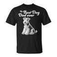 Best Dog Dad Ever ワイヤーフォックステリア Tシャツ