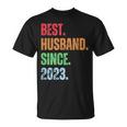 Best Husbandince 2023 2Nd Anniversary Husband Tシャツ