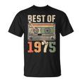 Best Of 1975 オールド・カセット 50歳の誕生日 レトロ Tシャツ