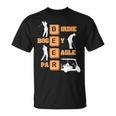 Birdie Bogey Eagle Par Beer ゴルフボール 面白いゴルファー Tシャツ