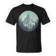 Blue Mountain Retrointage Hiking Camping Lover Glamper Tシャツ