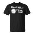 Bluegrass Is My Jam Banjo Musicintage Graphic Tシャツ