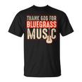 Bluegrass ミュージックギタープレーヤー 面白いバンジョー楽器 Tシャツ