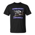 Bombardino Crocodilo Bootleg Brainrot イタリアン ブレイン ミーム Tシャツ