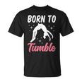 Born To Tumble おもしろアクロバット 体操 体操 Tシャツ