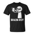 Brain Rot シャツ Word Of The Yeartickman Brainrot Tシャツ