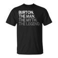 Burton -The Man Myth Legend Tシャツ
