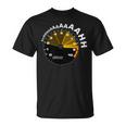 Bwaaah レーシングタコメーター 面白い車愛好家 Revving Heart Tシャツ