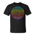 Calendario Aztecaol Mexicano Rainbow Camiseta unisex
