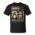 Camisa Japonesa Geisha Asiática Camiseta unisex