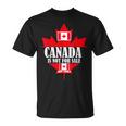 Canada Is Notale 1867 Dad Flag ゴルフビーバー 面白い帽子 Tシャツ