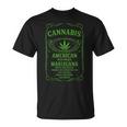 Cannabis アメリカグレード マリファナ インディカ サティバウィード Tシャツ