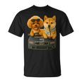 Car Dog Tシャツ