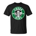 Cheer Girl 面白いチアリーダーグラフィック 女の子用 Tシャツ
