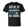 Coach El Mejor Entrenador De Fútbol Del Mundo Camiseta unisex