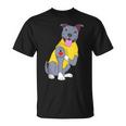 Colección I Love Mom Mamá Día De La Madre Pitbull Dog In Mangas Camiseta unisex