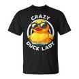 Crazy Duck Lady キュート アヒル ママ アヒルの所有者 面白い I Love Ducks Tシャツ